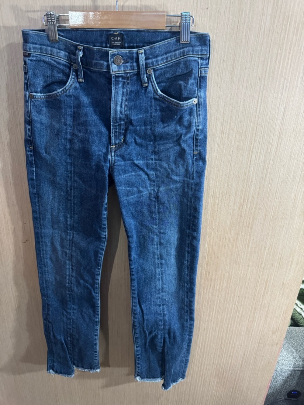 Women’s Citizens of Humanity Dark Wash Amari Step Hem Ankle Jeans Size 27